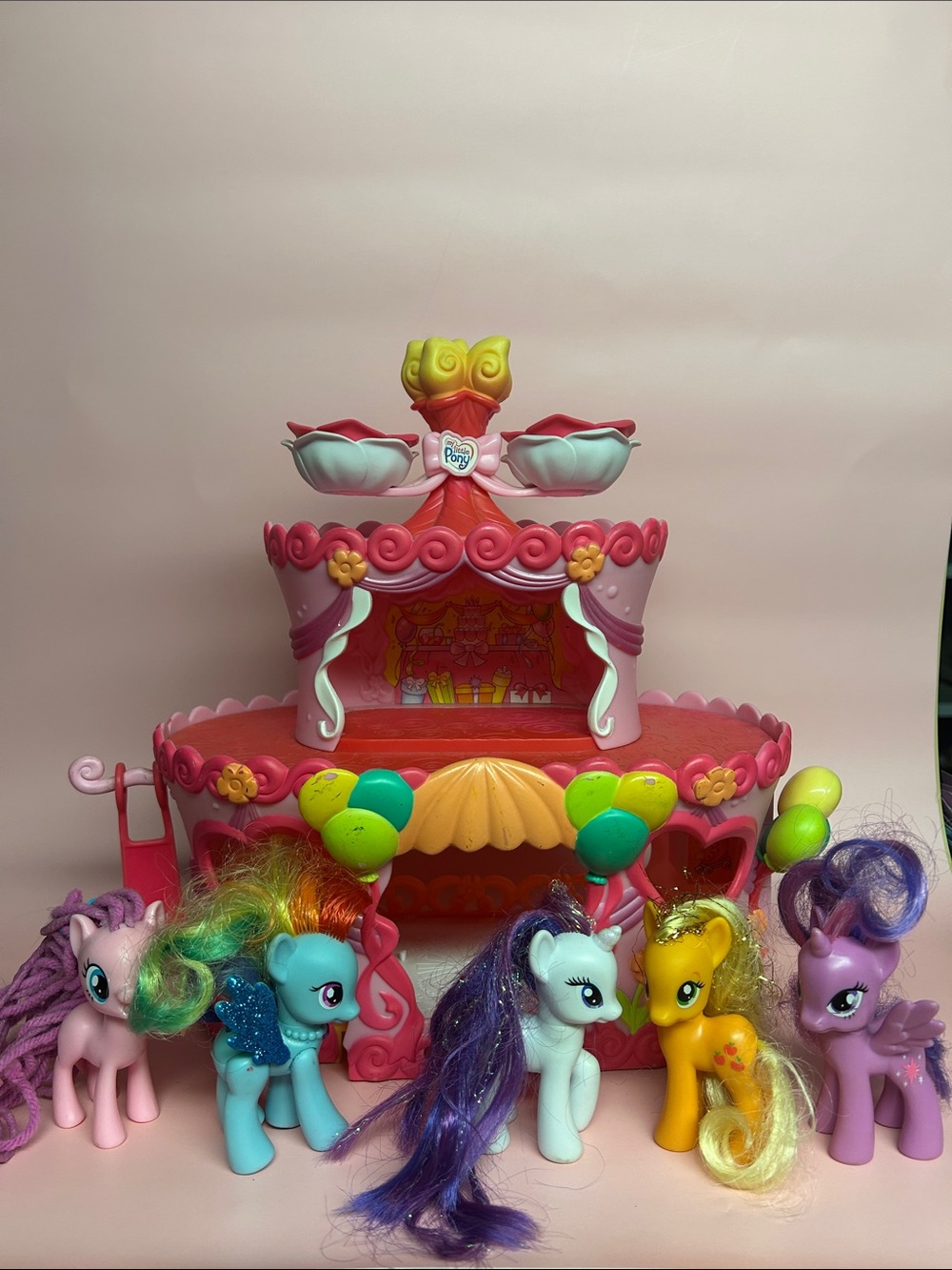 My Little Pony Ponyville Pinkie Pie's Roller Skate Party Cake Only The House Toy